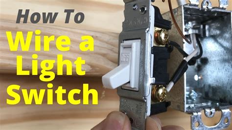 how do you hook up a single pole light switch